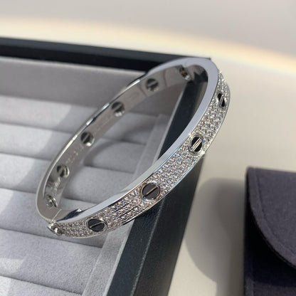 [basloveJW]LOVE BRACELET 6.1MM DIAMOND-PAVED CERAMIC