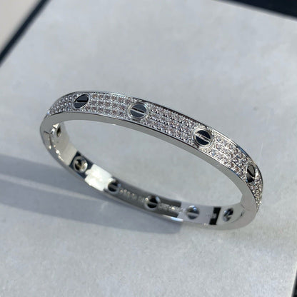 [basloveJW]LOVE BRACELET 6.1MM DIAMOND-PAVED CERAMIC