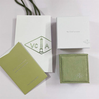 [basloveJW]VA CLOVER BRACELET NECKLACE RING BOX GIFT BAG