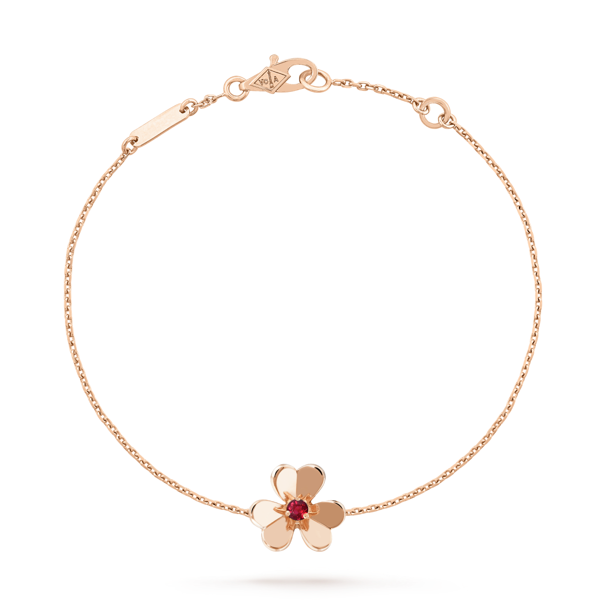 [basloveJW]FRIVOLE GOLD FLOWER PINK MALACHITE BRACELET