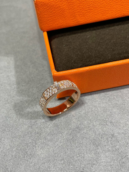 [Basjewels]KELLY PINK GOLD DIAMOND RING