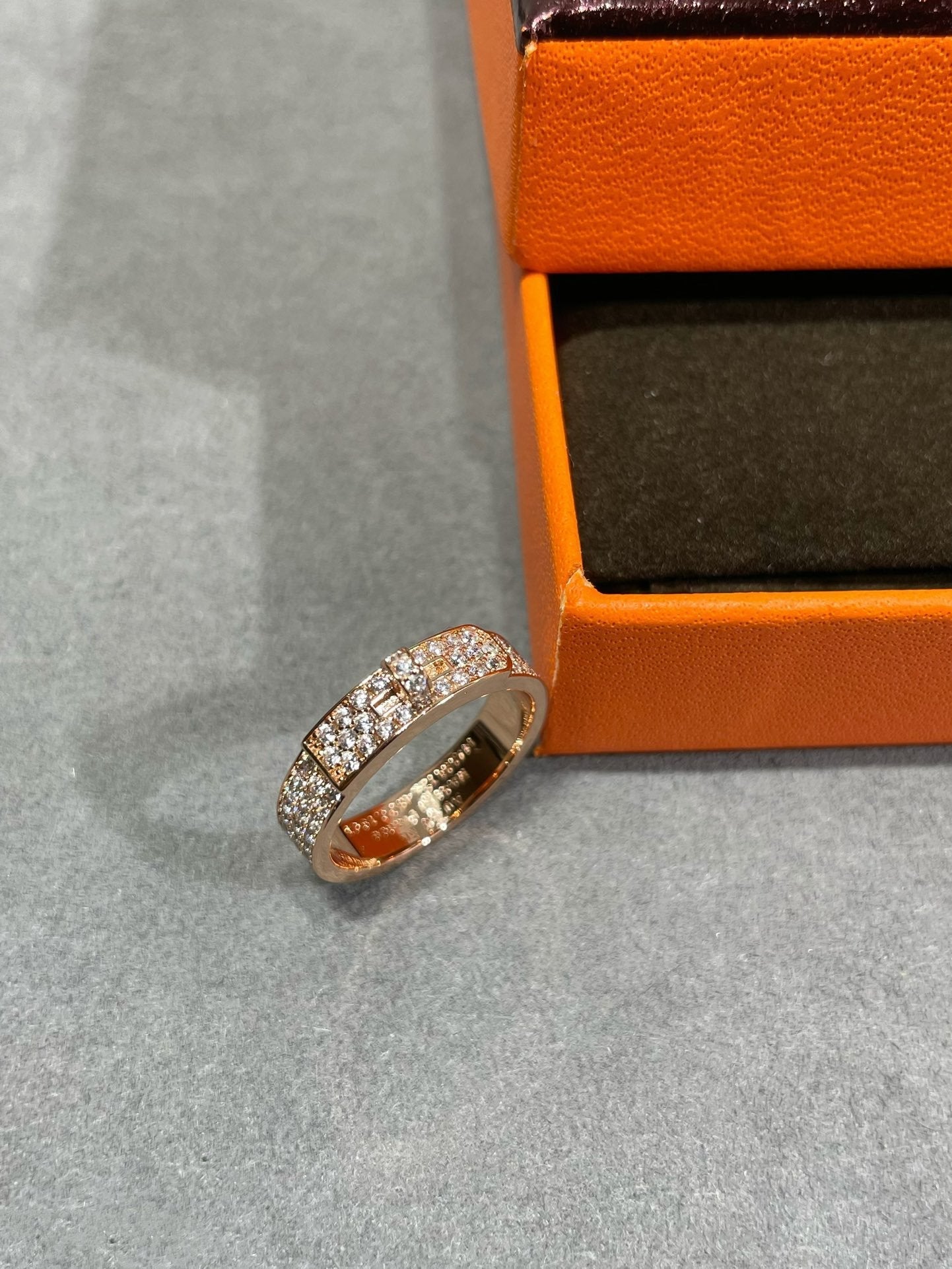 [Basjewels]KELLY PINK GOLD DIAMOND RING