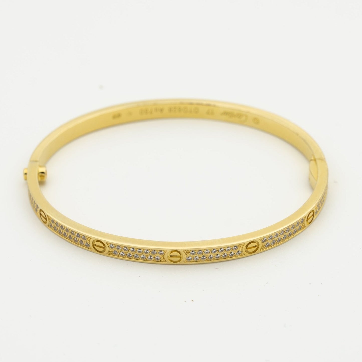 [basloveJW]LOVE BRACELET 3.65MM DIAMOND-PAVED