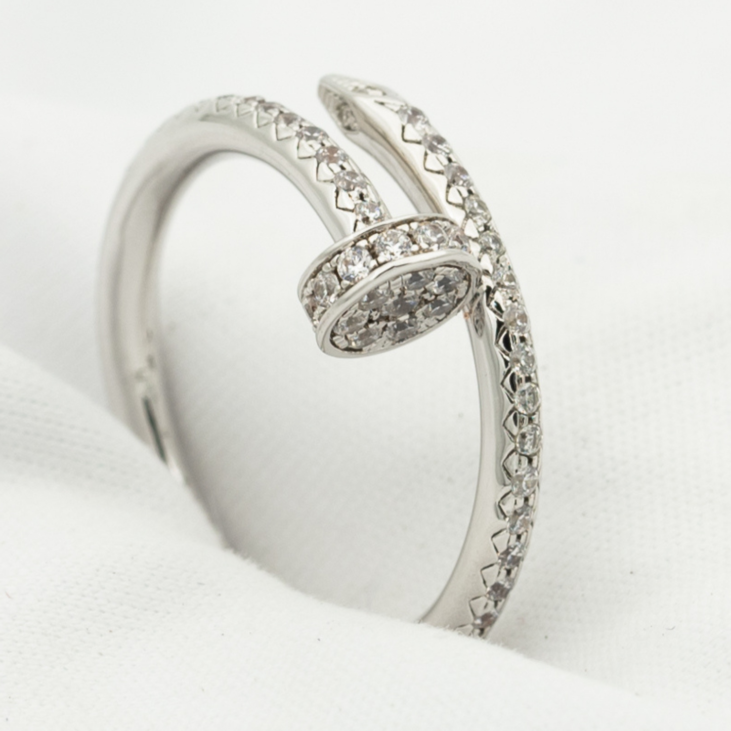 [basloveJW]JUSTE RING 1.8MM SILVER DIAMONDS