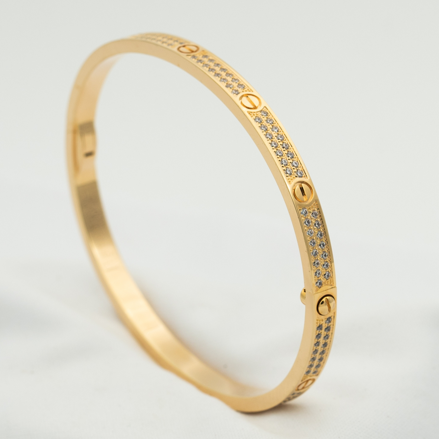 [basloveJW]LOVE BRACELET 3.65MM DIAMOND-PAVED