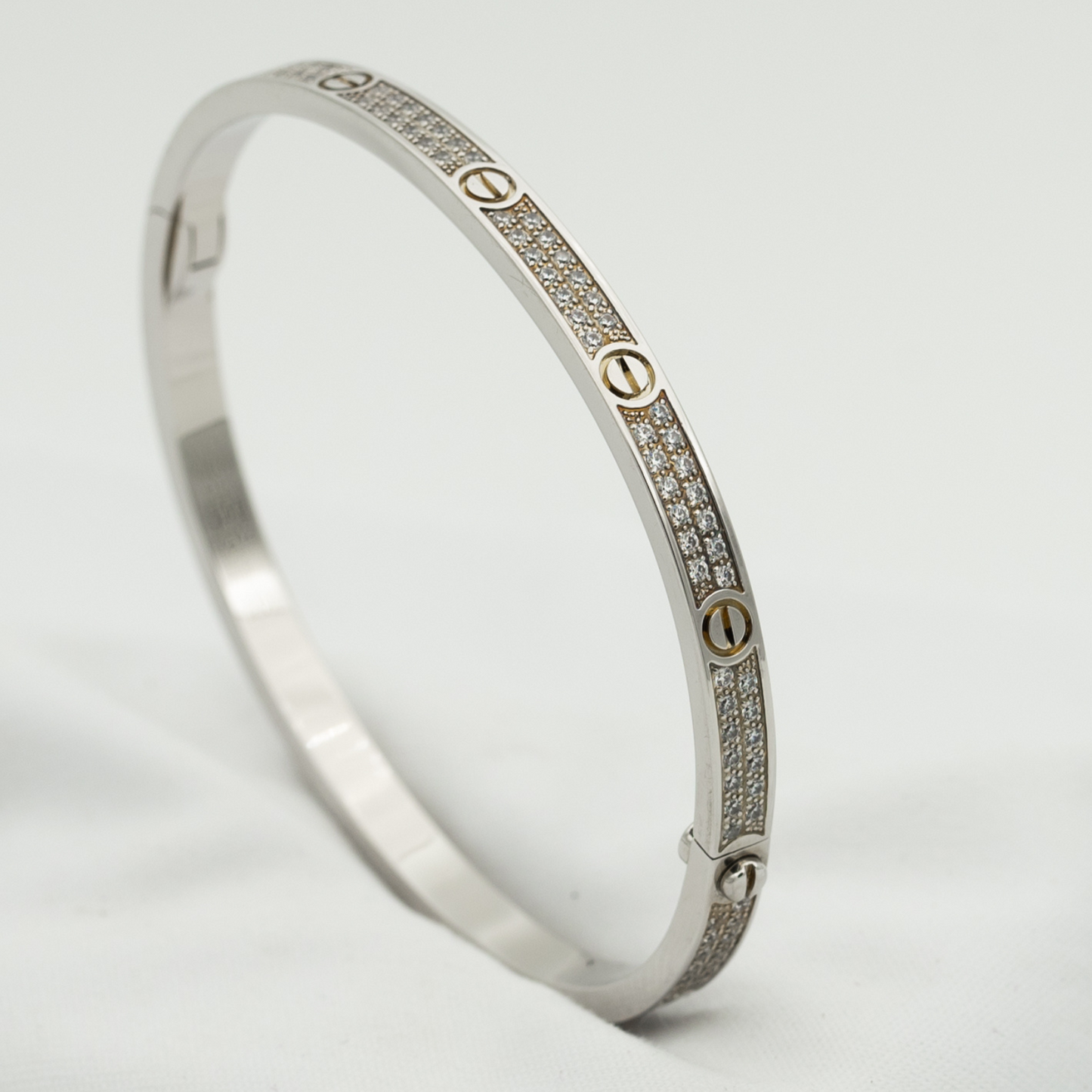 [basloveJW]LOVE BRACELET 3.65MM DIAMOND-PAVED