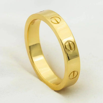 [basloveJW]LOVE RING 4MM 1 DIAMOND GOLD