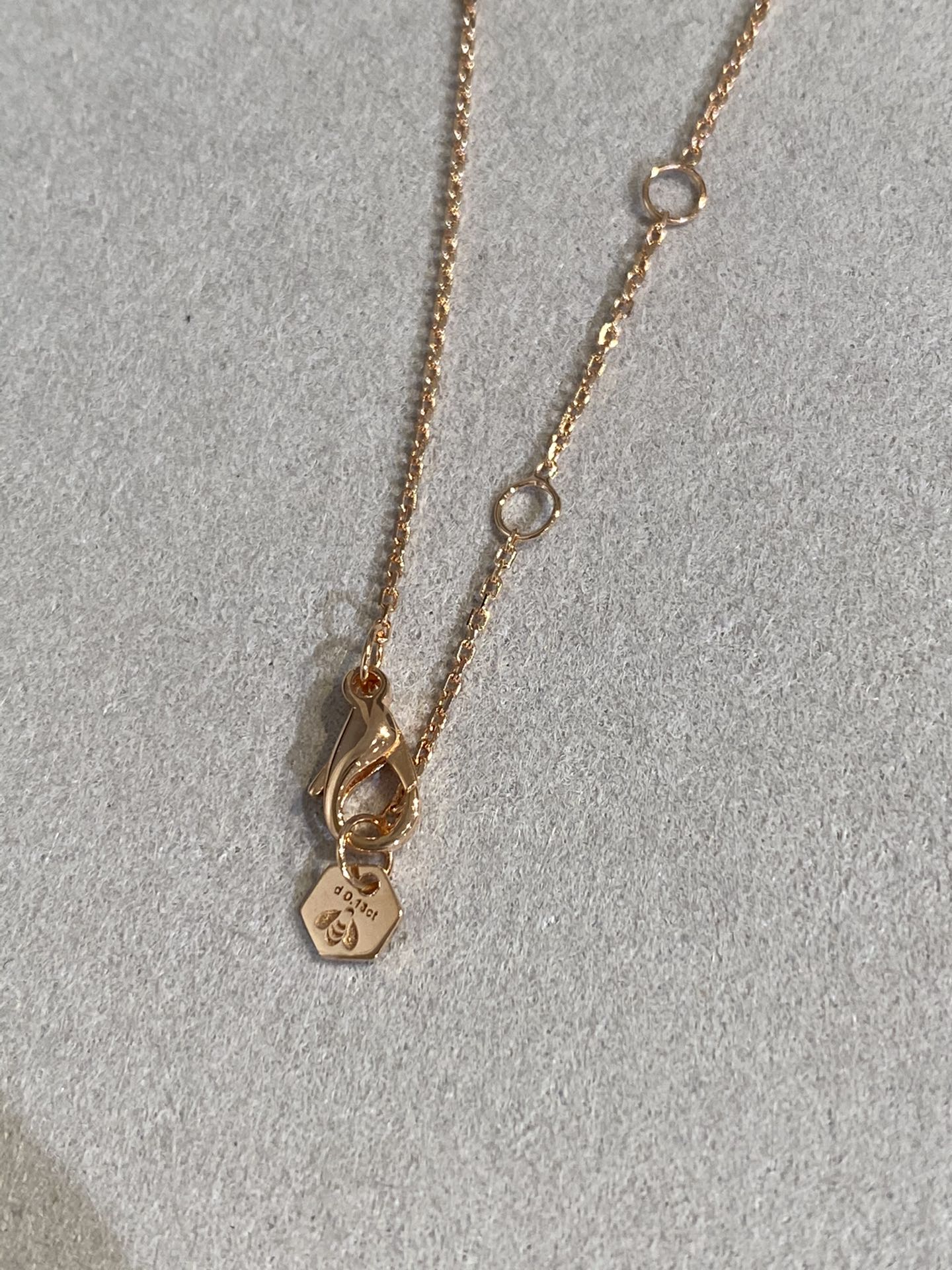 [Basjewels]BEE LOVE DIAMOND NECKLACE