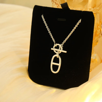 [Basjewels]HM CHAINE D'ANCRE PENDANT NECKLACE STERLING SILVER