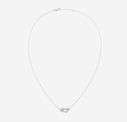 [Basjewels]FORCE 10 DIAMOND SILVER NECKLACE MINI MODEL