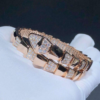 [Basjewels]SERPENTI BRACELET PINK GOLD DIAMOND