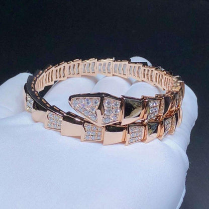 [Basjewels]SERPENTI BRACELET PINK GOLD DIAMOND