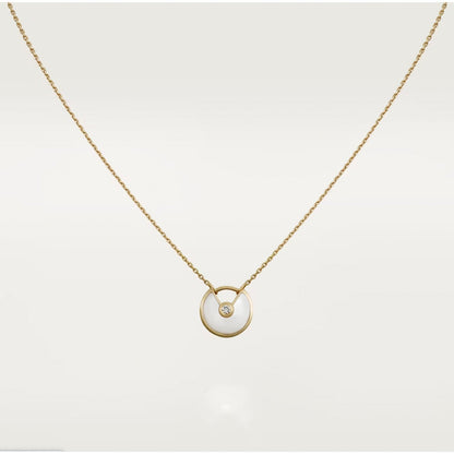 [basloveJW]AMULETTE ROSE GOLD MOP NECKLACE