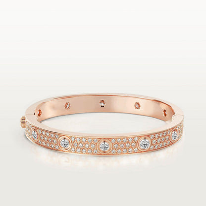 [basloveJW]LOVE BRACELET 6.1MM DIAMOND-PAVED 10 BIG DIAMONDS