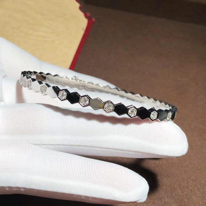 [Basjewels]BEE LOVE SILVER DIAMOND BRACELET