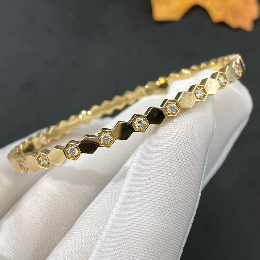 [Basjewels]BEE LOVE GOLD DIAMOND BRACELET