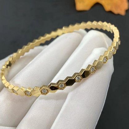 [Basjewels]BEE LOVE GOLD DIAMOND BRACELET