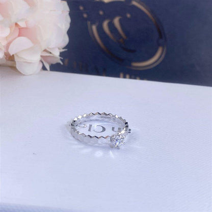 [Basjewels]BEE LOVE RING SILVER 1 DIAMOND