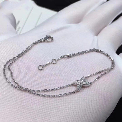 [Basjewels]JEUX BRACELET SILVER DIAMOND