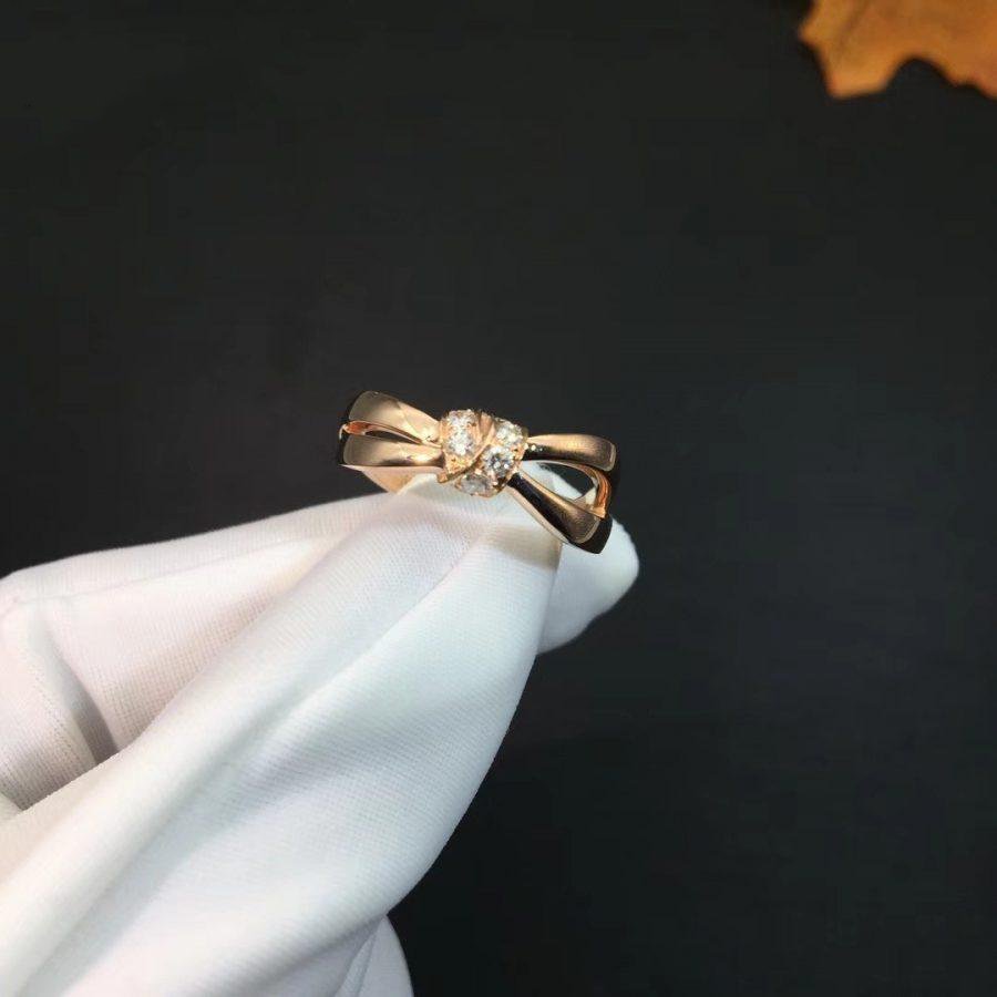 [Basjewels]LIENS RING PINK GOLD DIAMOND