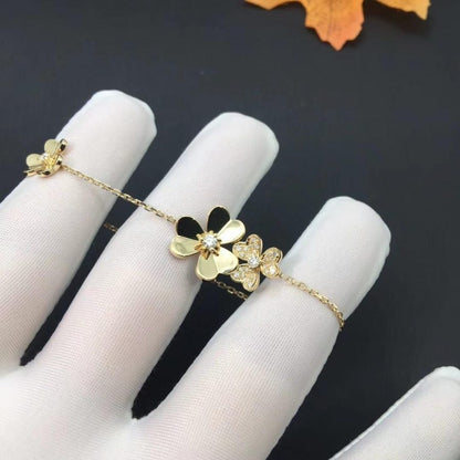 [basloveJW]FRIVOLE GOLD 5 FLOWERS BRACELET