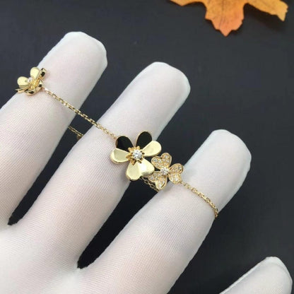 [basloveJW]FRIVOLE GOLD 5 FLOWERS BRACELET