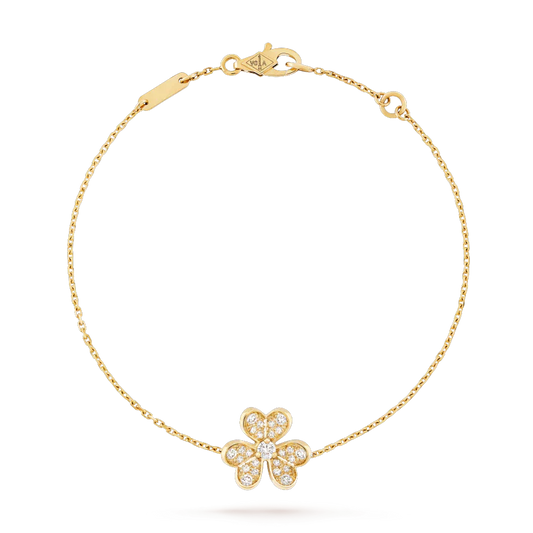 [basloveJW]FRIVOLE GOLD FLOWER DIAMOND BRACELET