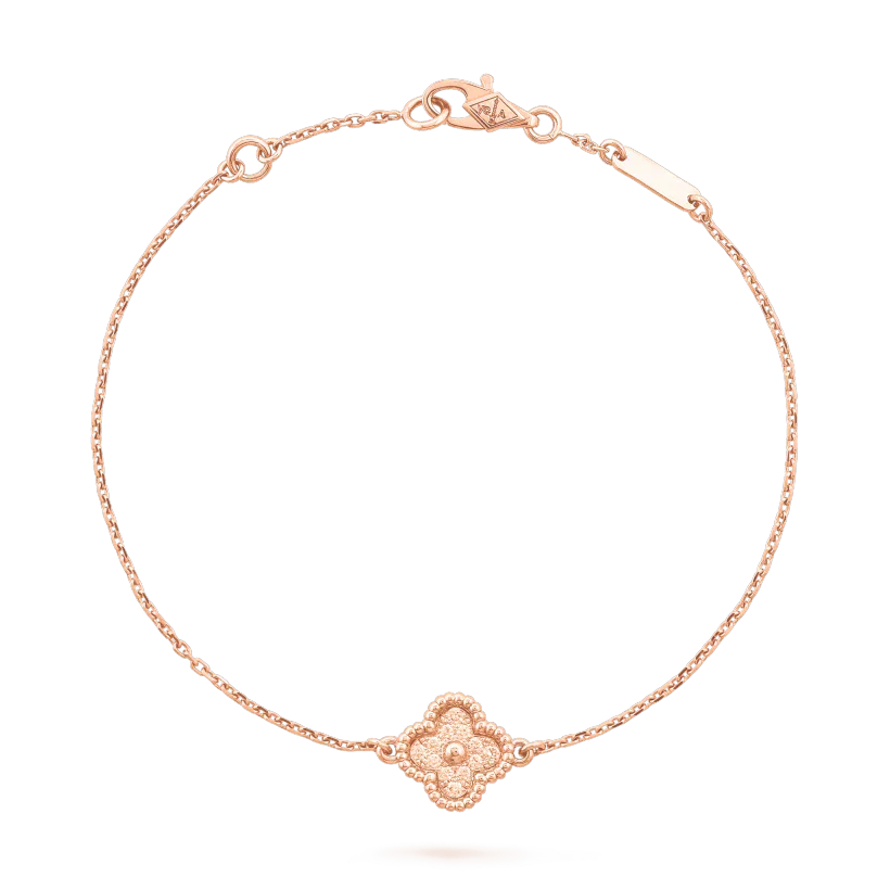 [basloveJW]CLOVER SINGLE FLOWER BRACELET