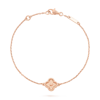 [basloveJW]CLOVER SINGLE FLOWER BRACELET