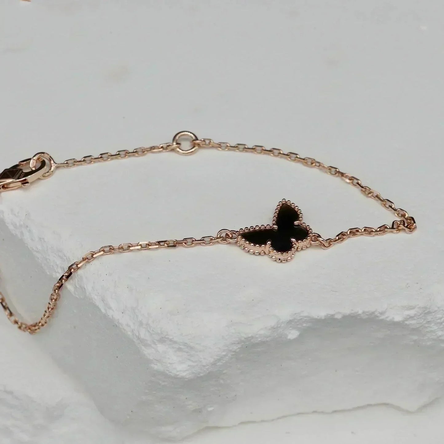 [basloveJW]BUTTERFLY ONYX  BUTTERFLY BRACELET